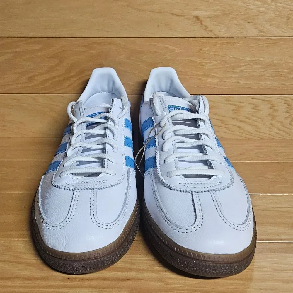 Adidas Originals Handball Spezial White Blue Gum Sole Mens Shoe Trainer IE3607 - Picture 5 of 12